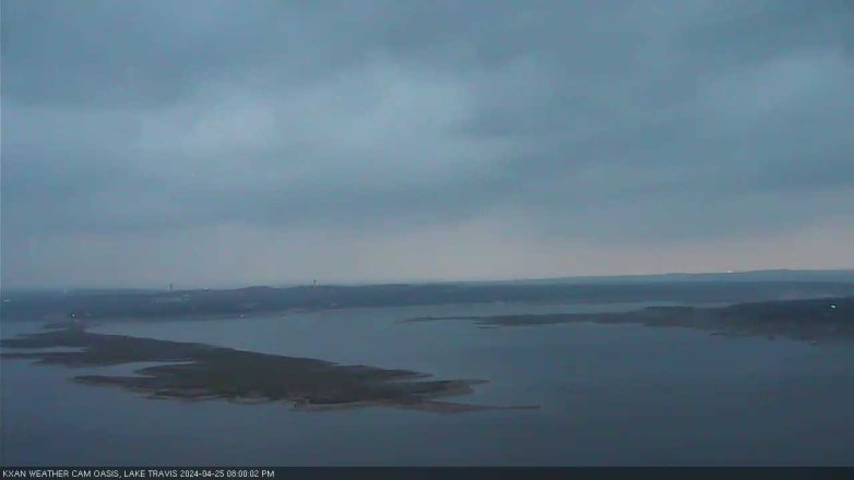 Lake Travis webcam, April 25, 2024 8:00 PM CT