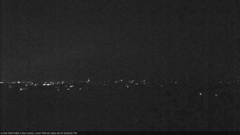 Lake Travis webcam, April 25, 2024 9:00 PM CT