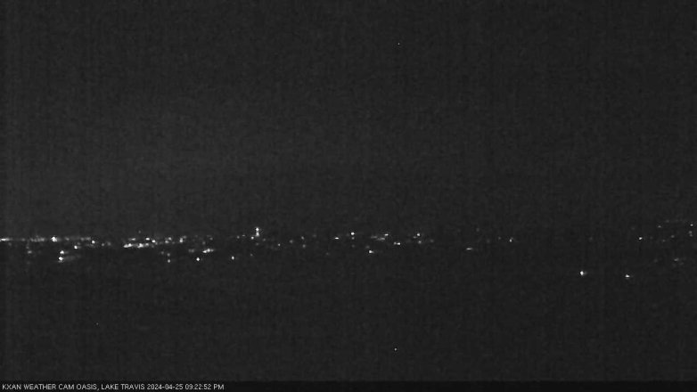 Lake Travis webcam, April 25, 2024 9:25 PM CT