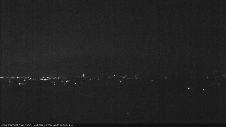 Lake Travis webcam, April 25, 2024 10:00 PM CT
