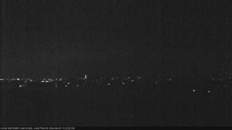 Lake Travis webcam, April 25, 2024 11:25 PM CT