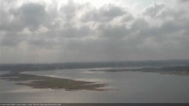 Lake Travis webcam, April 26, 2024 5:00 PM CT