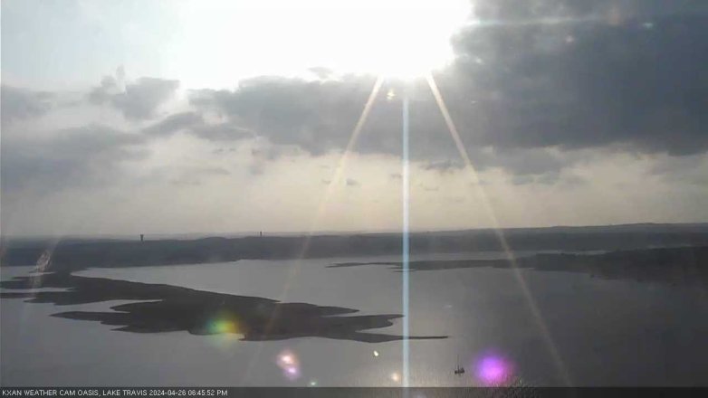 Lake Travis webcam, April 26, 2024 6:45 PM CT