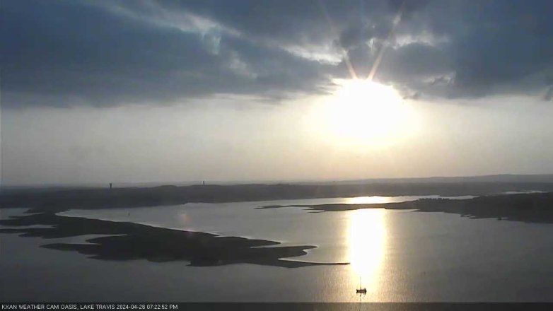 Lake Travis webcam, April 26, 2024 7:25 PM CT