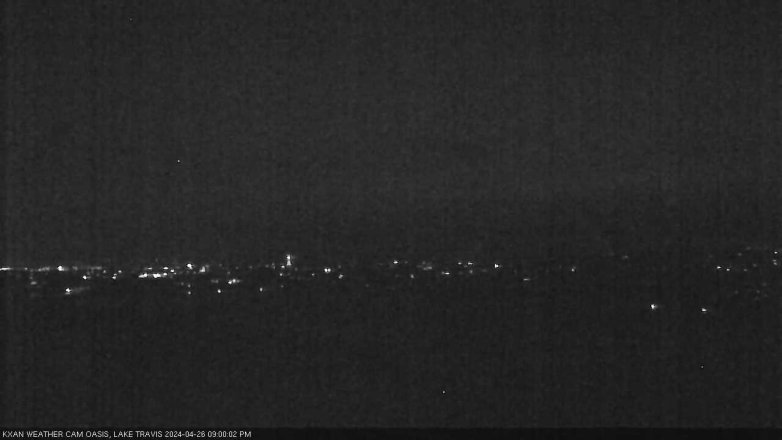 Lake Travis webcam, April 26, 2024 9:00 PM CT