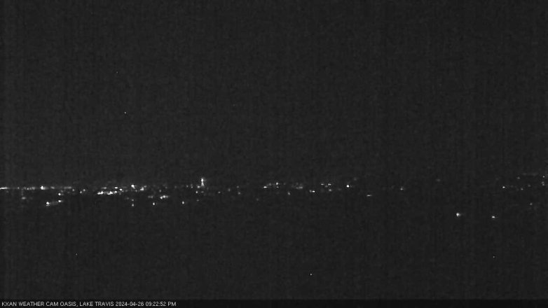 Lake Travis webcam, April 26, 2024 9:25 PM CT