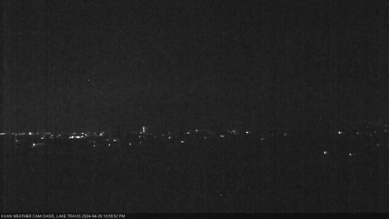 Lake Travis webcam, April 26, 2024 11:00 PM CT