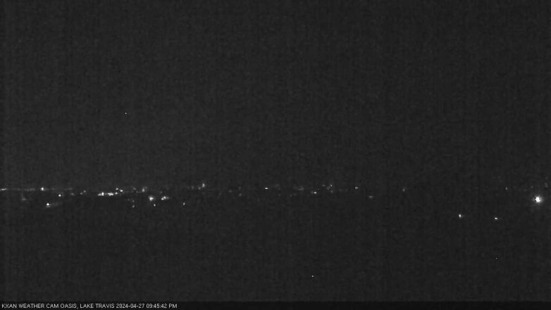 Lake Travis webcam, April 27, 2024 9:45 PM CT