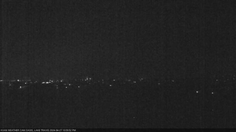 Lake Travis webcam, April 27, 2024 11:00 PM CT