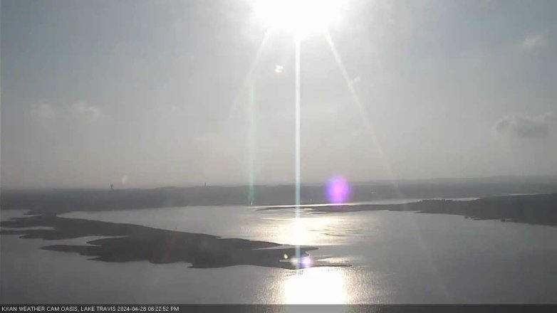 Lake Travis webcam, April 28, 2024 6:25 PM CT