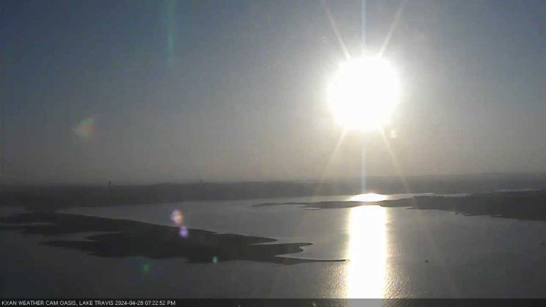 Lake Travis webcam, April 28, 2024 7:25 PM CT