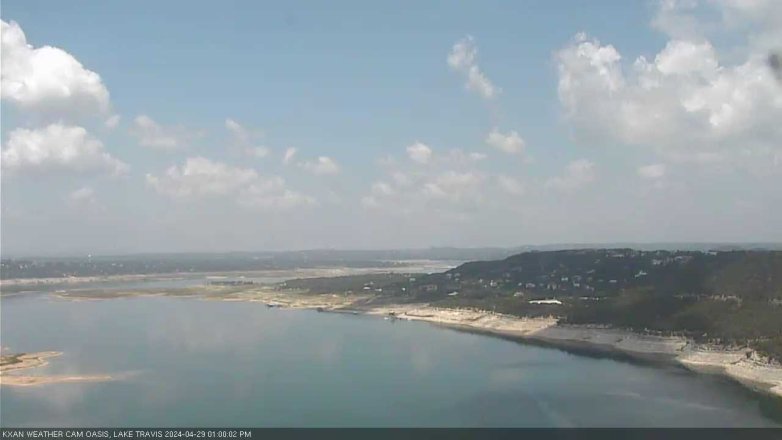 Lake Travis webcam, April 29, 2024 1:00 PM CT