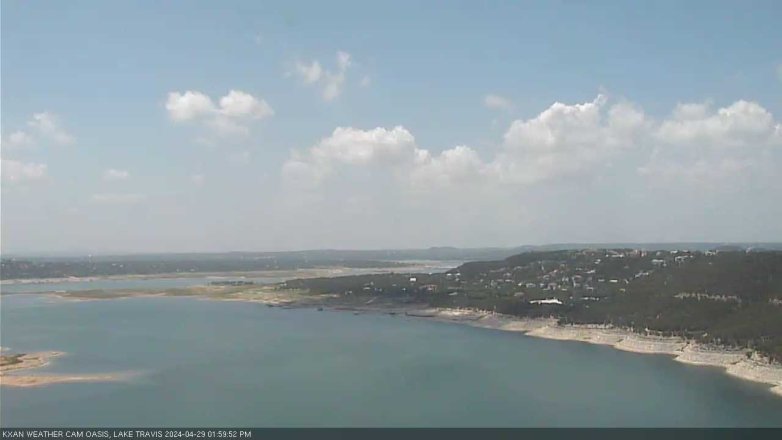 Lake Travis webcam, April 29, 2024 2:00 PM CT