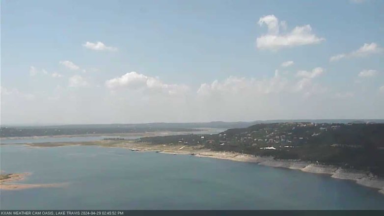 Lake Travis webcam, April 29, 2024 2:45 PM CT
