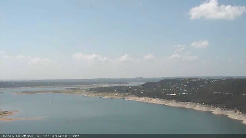 Lake Travis webcam, April 29, 2024 3:00 PM CT