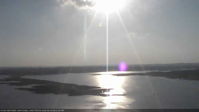 Lake Travis webcam, April 29, 2024 6:25 PM CT