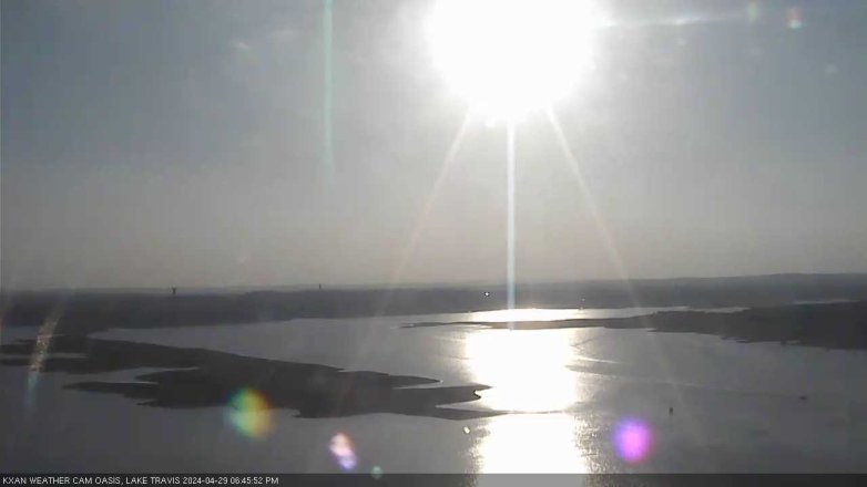 Lake Travis webcam, April 29, 2024 6:45 PM CT