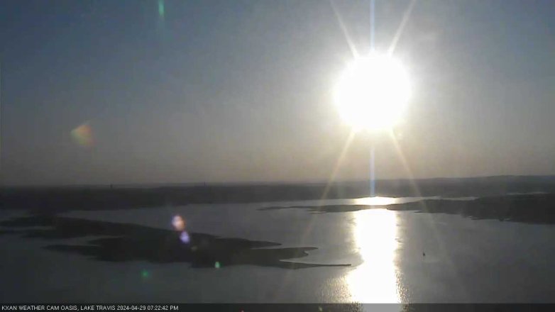 Lake Travis webcam, April 29, 2024 7:25 PM CT
