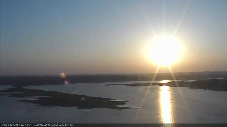 Lake Travis webcam, April 29, 2024 7:45 PM CT