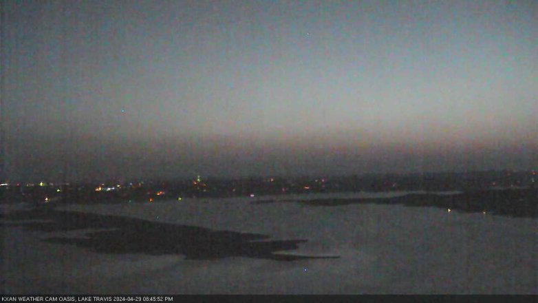 Lake Travis webcam, April 29, 2024 8:45 PM CT