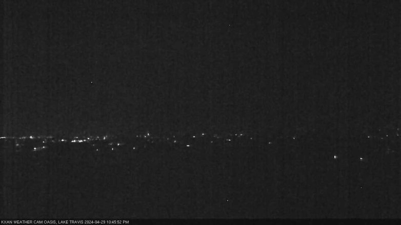 Lake Travis webcam, April 29, 2024 10:45 PM CT