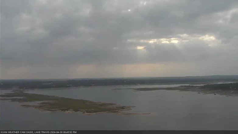 Lake Travis webcam, April 30, 2024 6:45 PM CT