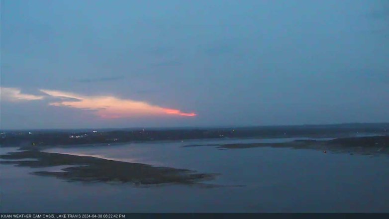 Lake Travis webcam, April 30, 2024 8:25 PM CT
