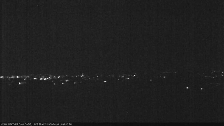 Lake Travis webcam, April 30, 2024 11:00 PM CT