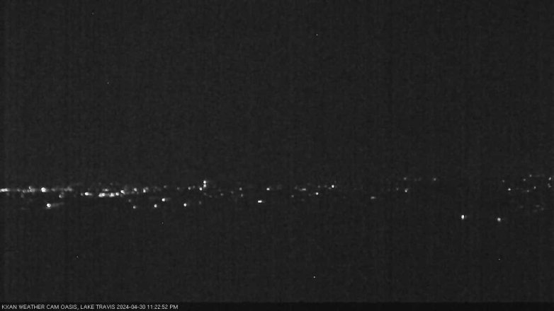 Lake Travis webcam, April 30, 2024 11:25 PM CT