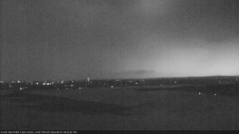 Lake Travis webcam, May 1, 2024 8:25 PM CT