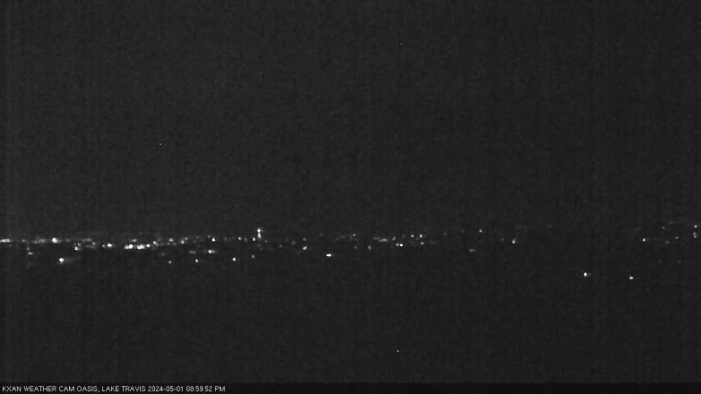 Lake Travis webcam, May 1, 2024 9:00 PM CT