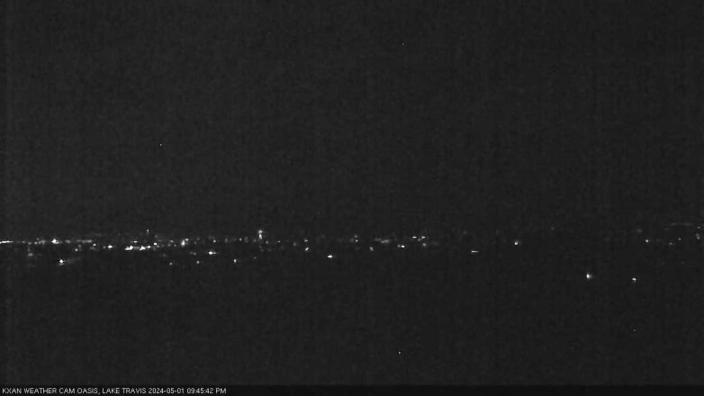 Lake Travis webcam, May 1, 2024 9:45 PM CT