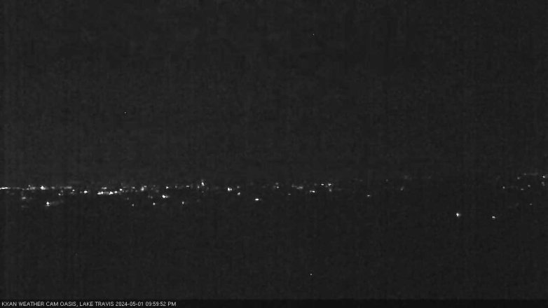Lake Travis webcam, May 1, 2024 10:00 PM CT
