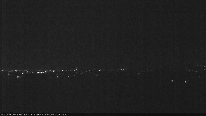 Lake Travis webcam, May 1, 2024 11:00 PM CT
