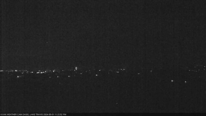 Lake Travis webcam, May 1, 2024 11:25 PM CT