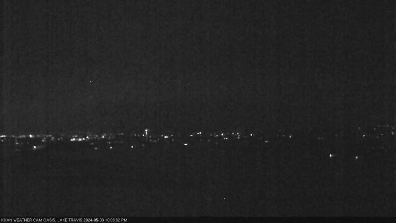 Lake Travis webcam, May 3, 2024 10:00 PM CT