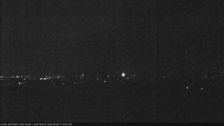 Lake Travis webcam, May 4, 2024 11:25 PM CT