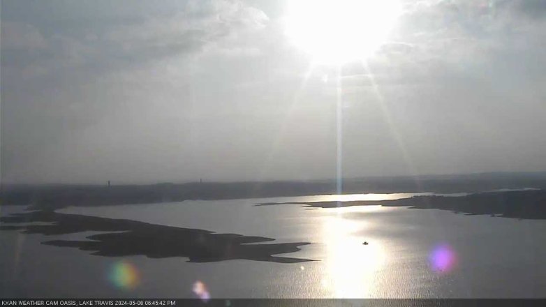 Lake Travis webcam, May 6, 2024 6:45 PM CT