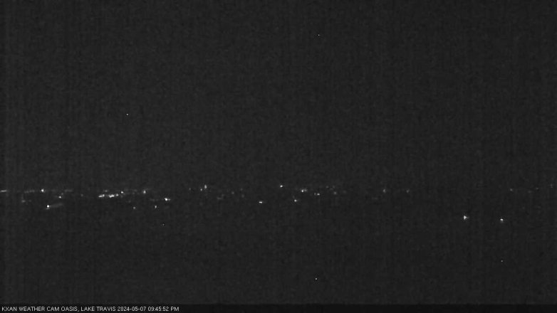 Lake Travis webcam, May 7, 2024 9:45 PM CT