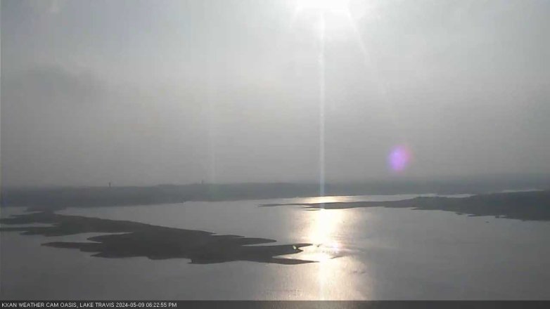 Lake Travis webcam, May 9, 2024 6:25 PM CT