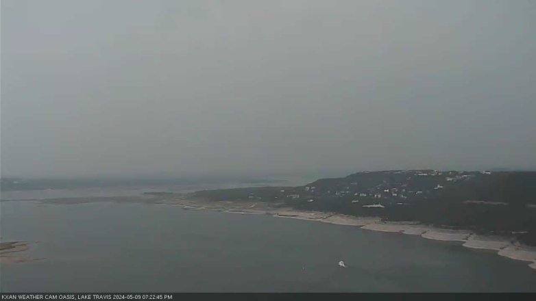 Lake Travis webcam, May 9, 2024 7:25 PM CT