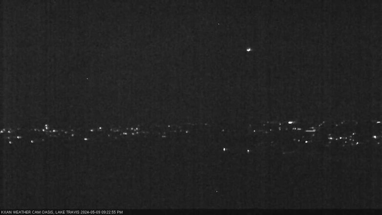 Lake Travis webcam, May 9, 2024 9:25 PM CT