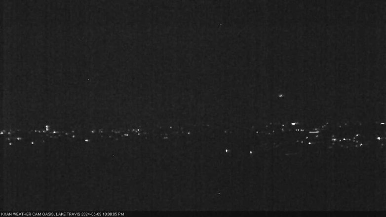 Lake Travis webcam, May 9, 2024 10:00 PM CT