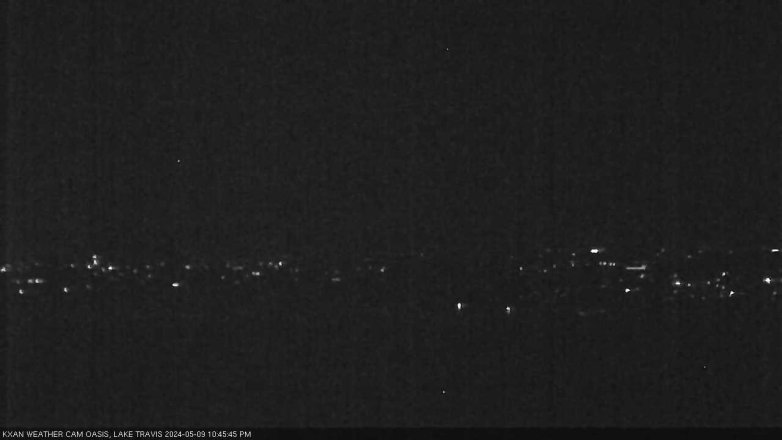 Lake Travis webcam, May 9, 2024 10:45 PM CT