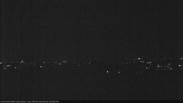 Lake Travis webcam, May 9, 2024 11:00 PM CT