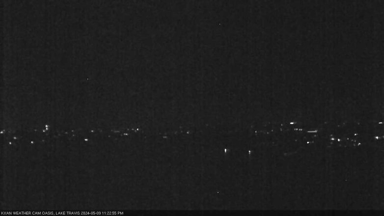 Lake Travis webcam, May 9, 2024 11:25 PM CT