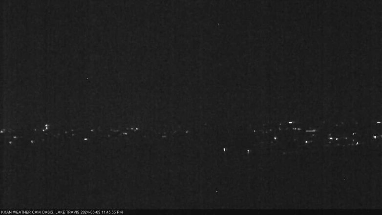 Lake Travis webcam, May 9, 2024 11:45 PM CT