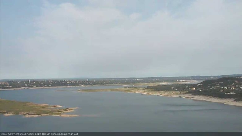 Lake Travis webcam, May 10, 2024 9:25 AM CT