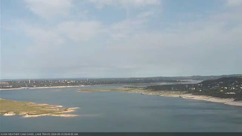Lake Travis webcam, May 10, 2024 9:45 AM CT