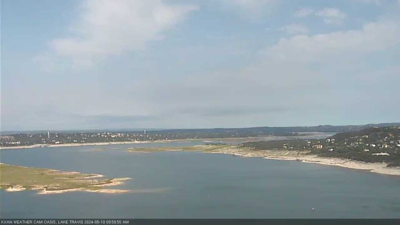 Lake Travis webcam, May 10, 2024 10:00 AM CT